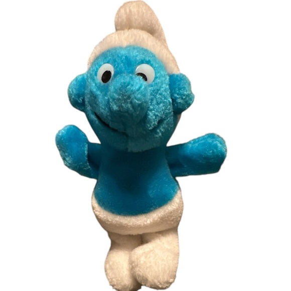 Wallace & Berrie vintage 1981 plush Smurf - Picture 1 of 4